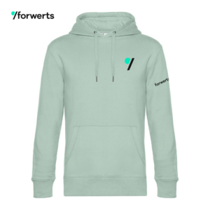 forwerts Hoodie Unisex aqua green | Stick