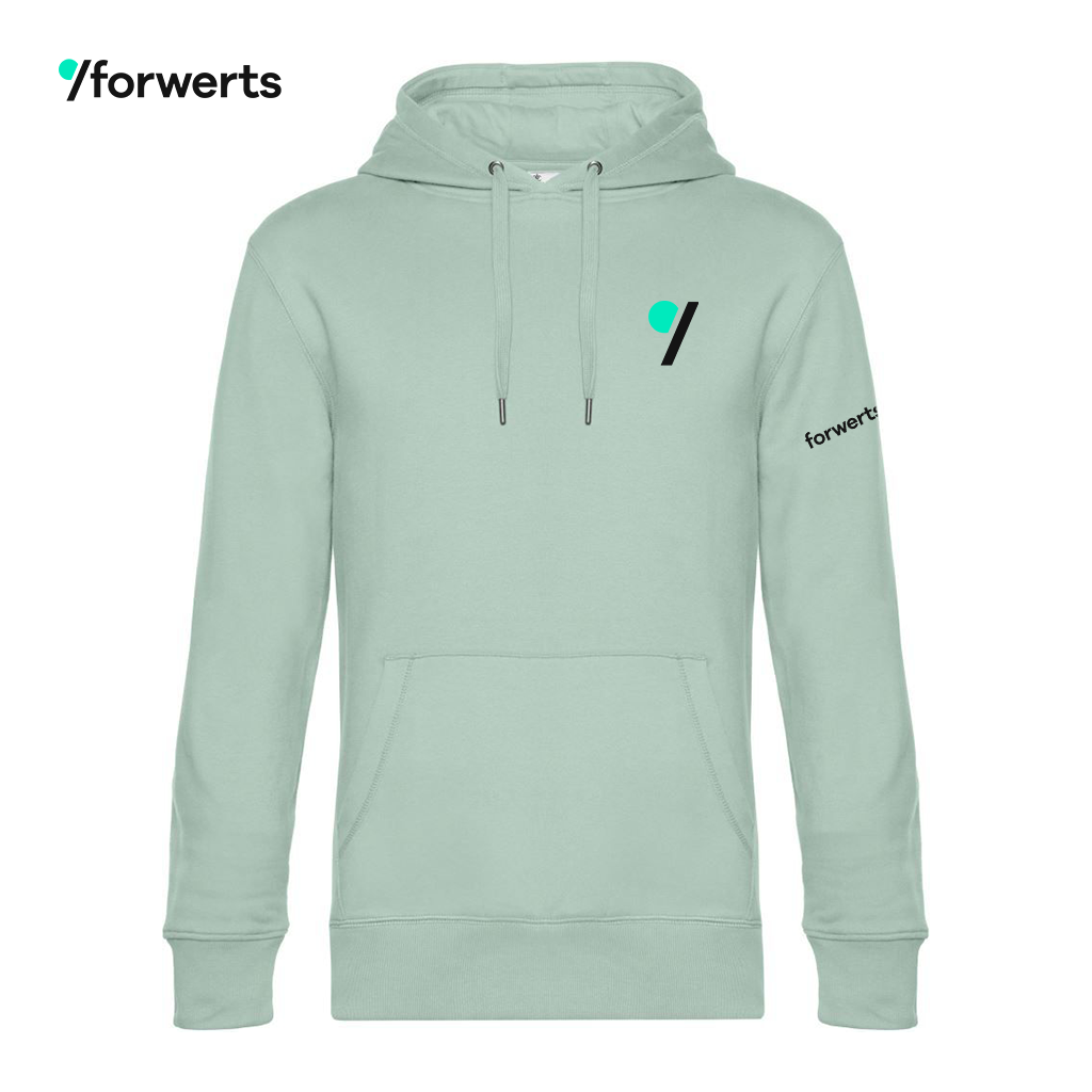 forwerts Hoodie Unisex aqua green | Stick