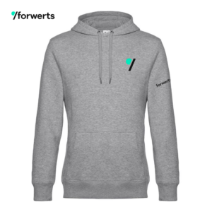 forwerts Hoodie Unisex heather grey | Stick