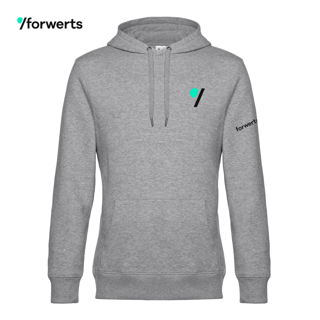 forwerts Hoodie Unisex heather grey | Stick