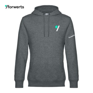 forwerts Hoodie Unisex heather mid grey | Stick