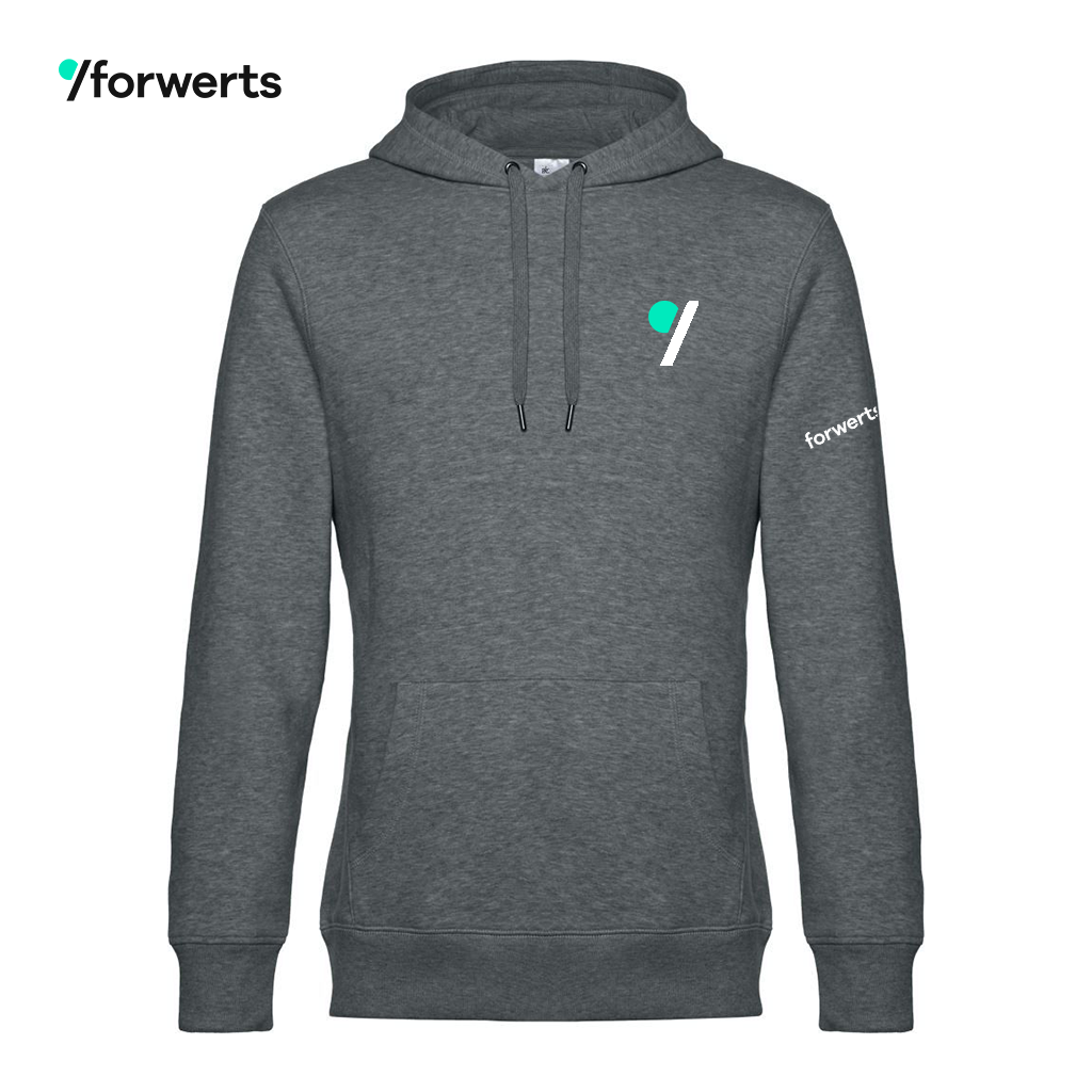 forwerts Hoodie Unisex heather mid grey | Stick