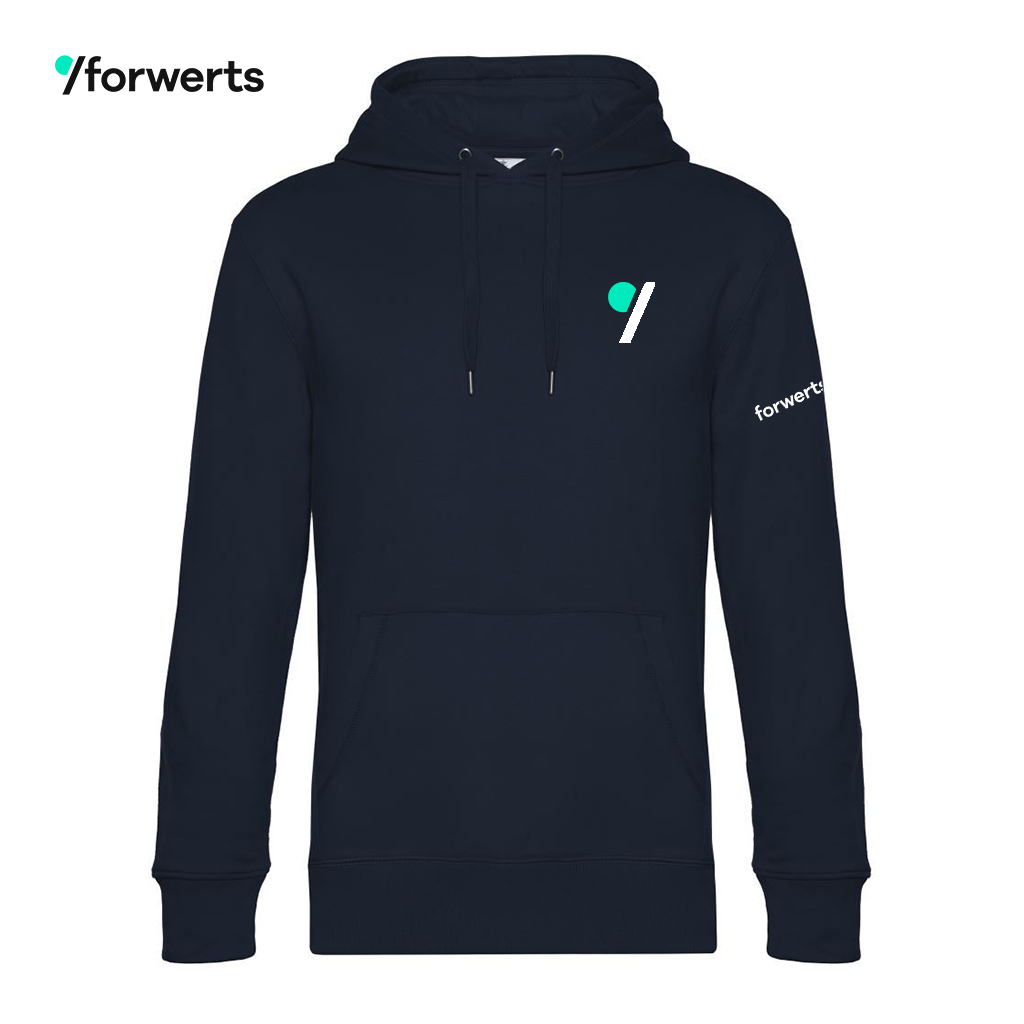 forwerts Hoodie Unisex navy | Stick
