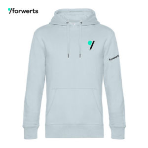 forwerts Hoodie Unisex pure sky | Stick