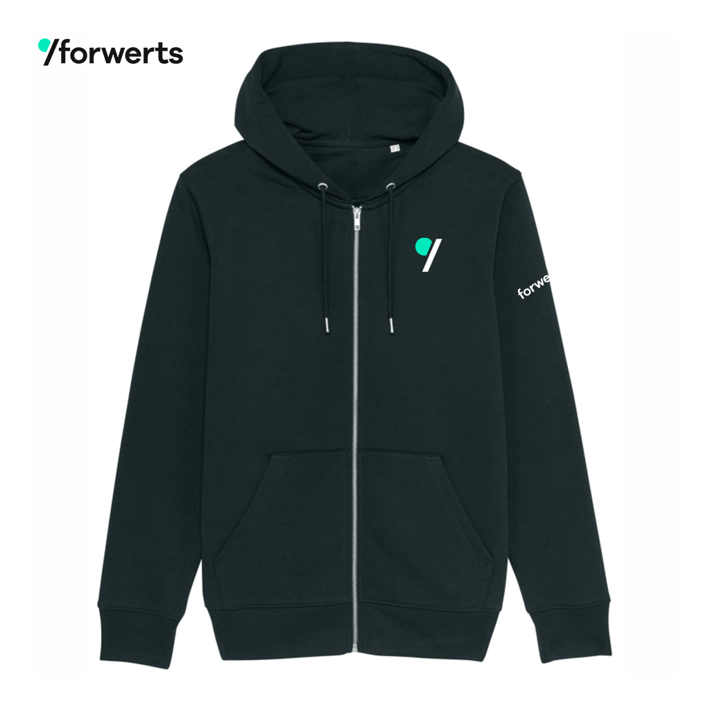 forwerts Zipper Unisex black | Stick