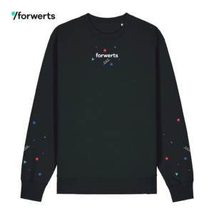 forwerts Sweater Unisex black | Print