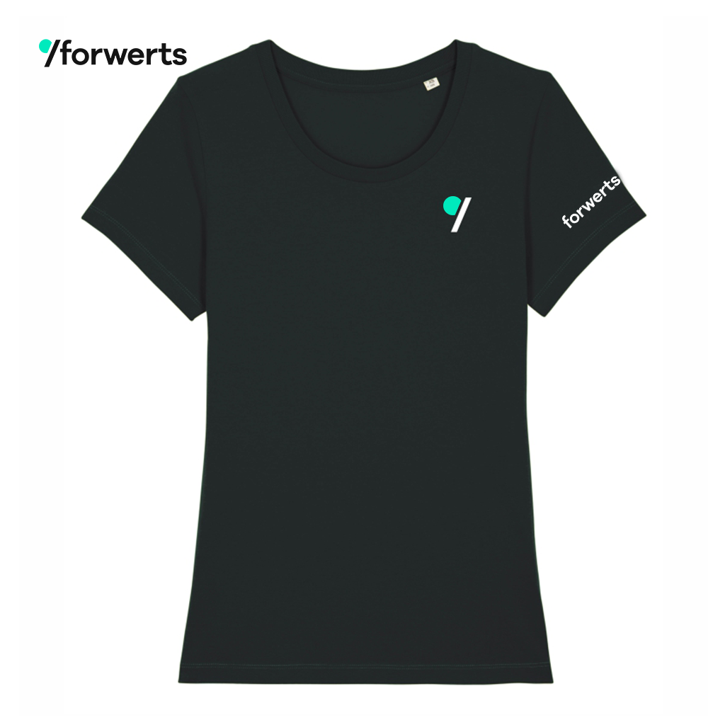forwerts T-Shirt Women black | Stick