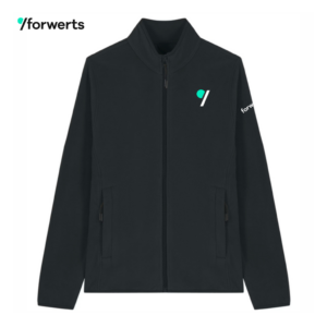 forwerts Fleecejacke Damen black | Stick