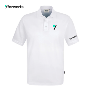 forwerts Polo-Shirt Unisex white | Stick