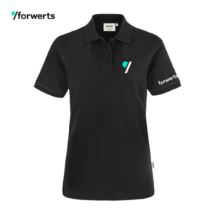 forwerts Polo-Shirt Women black | Stick