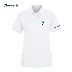 forwerts Polo-Shirt Women white | Stick