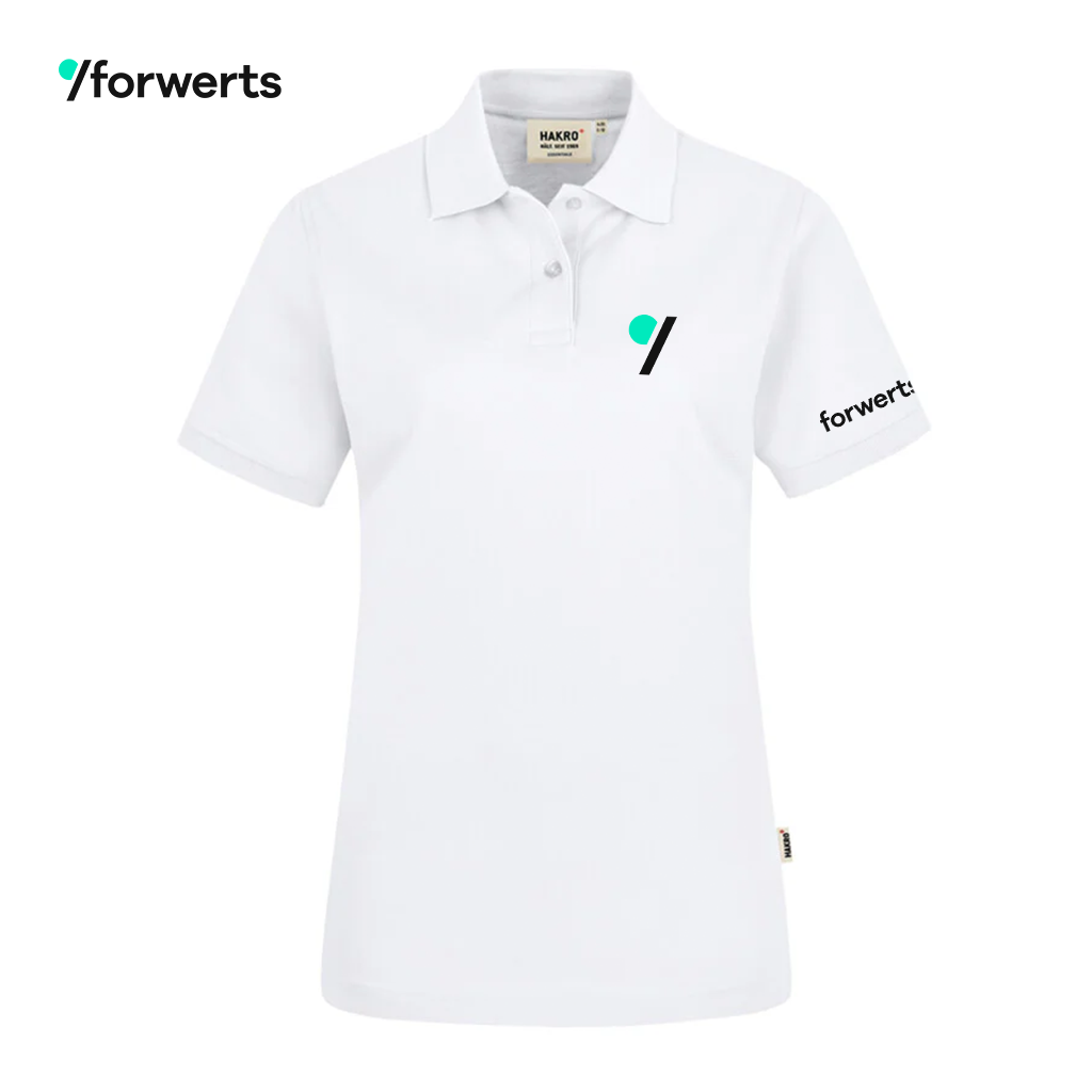 forwerts Polo-Shirt Women white | Stick
